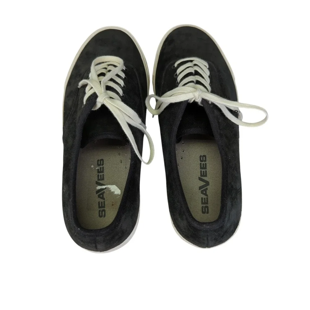 Seavees Legend Blacktop Leather‎ Sneaker Riv Suede Low Top Women's Shoes
